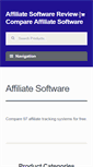 Mobile Screenshot of affiliate-software-review.com
